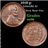 Image 1 : 1918-p Lincoln Cent 1c Grades Choice AU/BU Slider