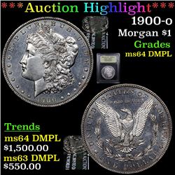 ***Auction Highlight*** 1900-o Morgan Dollar $1 Graded Choice Unc DMPL By USCG (fc)