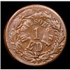 Image 3 : 1863 Turban Liberty Civil War Token 1c Grades vf++