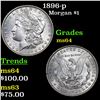 Image 1 : 1896-p Morgan Dollar $1 Grades Choice Unc