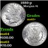 Image 1 : 1889-p Morgan Dollar $1 Grades Select+ Unc