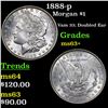 Image 1 : 1888-p Morgan Dollar $1 Grades Select+ Unc