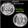 Image 1 : 1944-d Mercury Dime 10c Grades Select Unc FSB