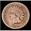 Image 2 : 1861 Indian Cent 1c Grades f+