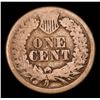 Image 3 : 1861 Indian Cent 1c Grades f+