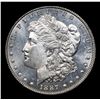 Image 2 : ***Auction Highlight*** 1887-p Morgan Dollar $1 Graded Choice Unc+ DMPL By USCG (fc)