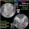 Image 1 : ***Auction Highlight*** 1885-o Morgan Dollar $1 Graded Choice Unc DMPL By USCG (fc)