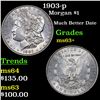 Image 1 : 1903-p Morgan Dollar $1 Grades Select+ Unc