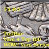 Image 4 : 1890-cc 'Tail-Bar' Vam 4 Top 100 WOW! I-5 R-5 Morgan Dollar $1 Grades vf++