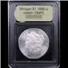 Image 4 : ***Auction Highlight*** 1886-p Morgan Dollar $1 Graded Choice Unc+ DMPL By USCG (fc)