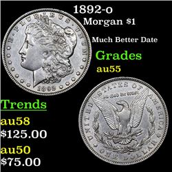 1892-o Morgan Dollar $1 Grades Choice AU