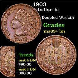 1903 Indian Cent 1c Grades Select+ Unc BN