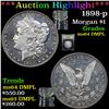 Image 1 : ***Auction Highlight*** 1898-p Morgan Dollar $1 Graded Choice Unc DMPL By USCG (fc)