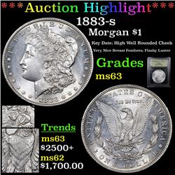***Auction Highlight*** 1883-s Morgan Dollar $1 Graded Select Unc By USCG (fc)