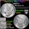 Image 1 : ***Auction Highlight*** 1883-s Morgan Dollar $1 Graded Select Unc By USCG (fc)