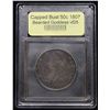 Image 4 : ***Auction Highlight*** 1807 Bearded Goddess Capped Bust Half Dollar 50c Graded vf  By USCG (fc)
