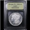 Image 4 : ***Auction Highlight*** 1892-cc Morgan Dollar $1 Graded Select Unc By USCG (fc)