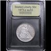 Image 4 : ***Auction Highlight*** 1873-p Seated Half Dollar 50c Graded Select AU By USCG (fc)