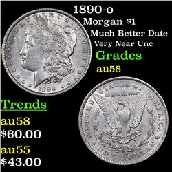 1890-o Morgan Dollar $1 Grades Choice AU/BU Slider
