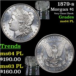 1879-s Morgan Dollar $1 Grades Choice Unc PL
