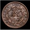 Image 3 : 1835 Merchants Exchange Hard Times Token 1c Grades xf+