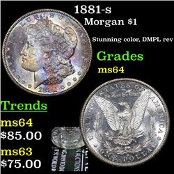 1881-s Morgan Dollar $1 Grades Choice Unc