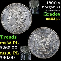 1890-s Morgan Dollar $1 Grades Select Unc PL