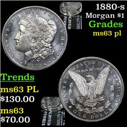 1880-s Morgan Dollar $1 Grades Select Unc PL