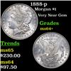 Image 1 : 1888-p Morgan Dollar $1 Grades Choice+ Unc