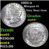 Image 1 : 1901-o Morgan Dollar $1 Grades Choice+ Unc
