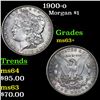 Image 1 : 1900-o Morgan Dollar $1 Grades Select+ Unc