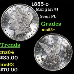 1885-o Morgan Dollar $1 Grades Select+ Unc