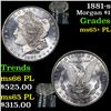 Image 1 : 1881-s Morgan Dollar $1 Grades GEM+ PL