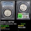 Image 1 : PCGS 1946-s BTW Old Commem Half Dollar 50c Graded ms65 By PCGS