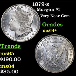 1879-s Morgan Dollar $1 Grades Choice+ Unc