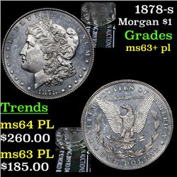 1878-s Morgan Dollar $1 Grades Select Unc+ PL