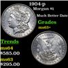 Image 1 : 1904-p Morgan Dollar $1 Grades Select+ Unc