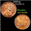 Image 1 : 1925-p Lincoln Cent 1c Grades Unc Details