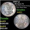 Image 1 : 1887-p Morgan Dollar $1 Grades Choice+ Unc