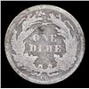 Image 3 : 1876-cc Seated Liberty Dime 10c Grades vf details