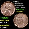 Image 1 : 1928-d Lincoln Cent 1c Grades Select Unc BN