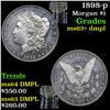 Image 1 : 1898-p Morgan Dollar $1 Grades Select Unc+ DMPL