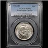Image 2 : PCGS 1953-d Wash/Car Old Commem Half Dollar 50c Graded ms65 By PCGS