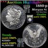 Image 1 : ***Auction Highlight*** 1880-p Morgan Dollar $1 Graded Choice Unc+ DMPL By USCG (fc)