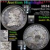 Image 1 : *** Highlight Of The Entire Auction*** 1834 Capped Bust Quarter 25c Graded Select Unc+ PL By USCG (f