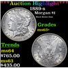 Image 1 : ***Auction Highlight*** 1889-s Morgan Dollar $1 Graded Select+ Unc By USCG (fc)