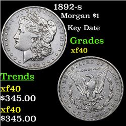 1892-s Morgan Dollar $1 Grades xf