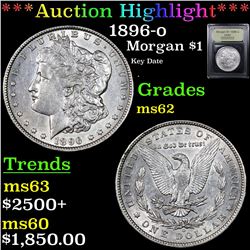 ***Auction Highlight*** 1896-o Morgan Dollar $1 Graded Select Unc By USCG (fc)