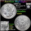 Image 1 : ***Auction Highlight*** 1897-o Morgan Dollar $1 Graded Select Unc By USCG (fc)