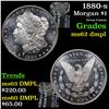 Image 1 : 1880-s Morgan Dollar $1 Grades Select Unc DMPL
